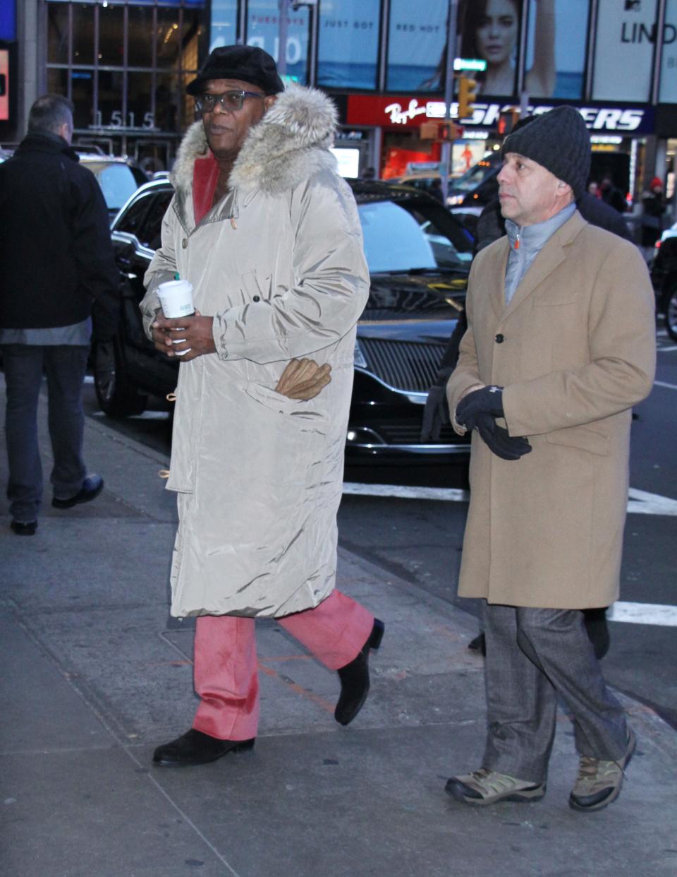 We are officially nominating Samuel L. Jackson's coat for Best Supporting Actor.