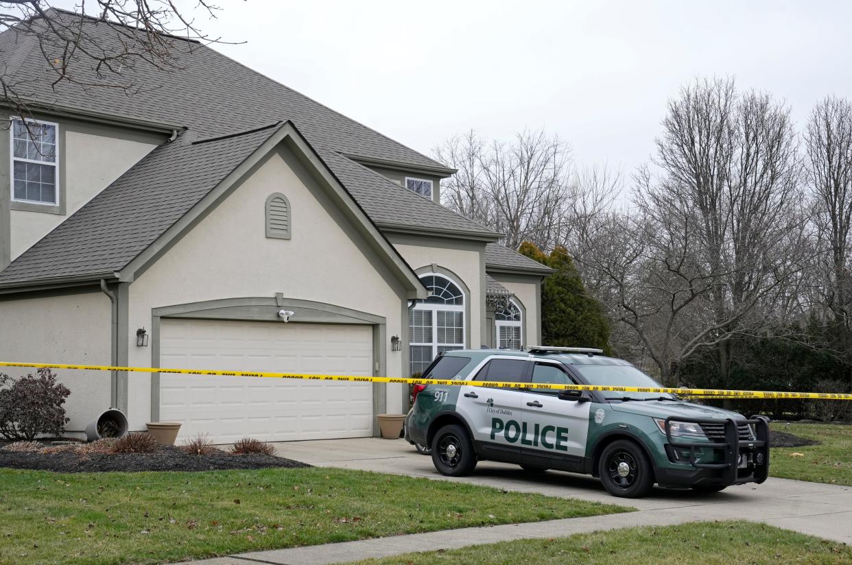 The bodies of three members of a Dublin family were found early Jan. 18 at their home on Balfoure Circle after a friend of the family asked Dublin police to do a check on their welfare. Police said in a release at the time that the deaths appeared to be a double murder and suicide, and that they "died by firearm and have been deceased for several days."