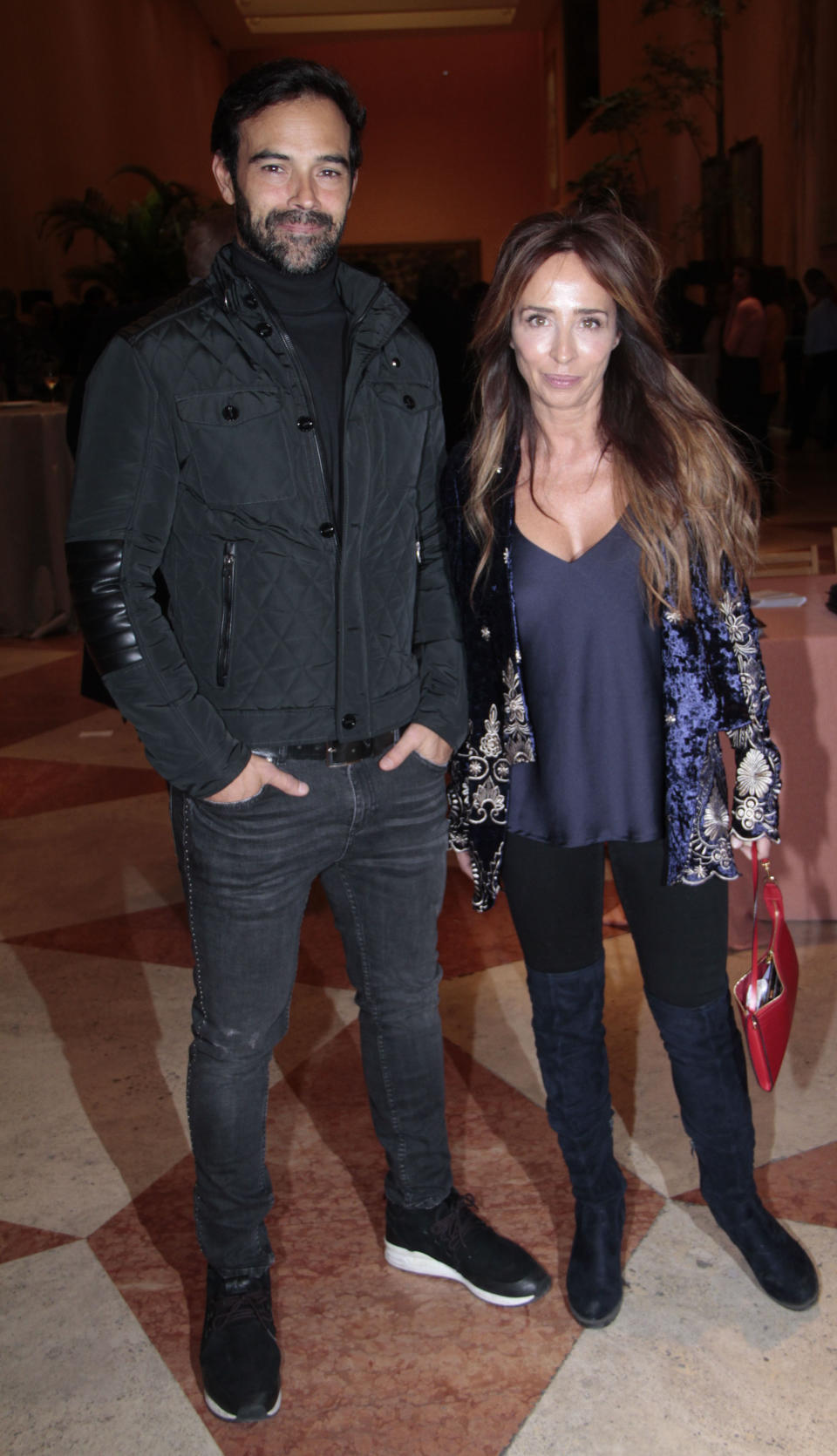 MADRID, SPAIN - NOVEMBER 20: Maria Patino and Ricardo Rodriguez attend the Smylife Collection Beauty Art III presentation at the Thyssen-Bornemisza Museum on November 20, 2017 in Madrid, Spain.  (Photo by Europa Press/Europa Press via Getty Images)