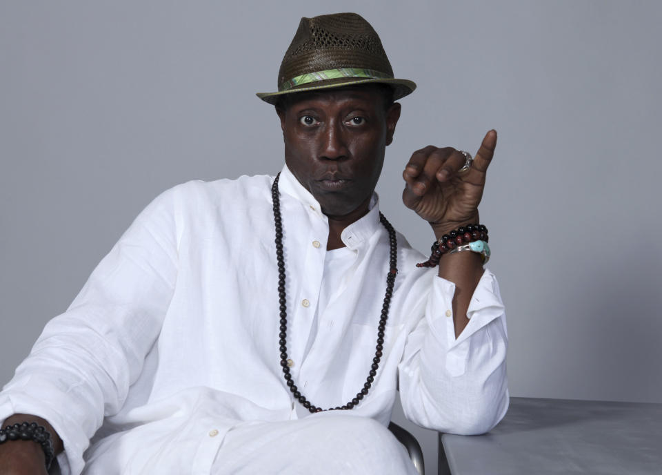 Wesley Snipes poses for a portrait to promote the film "Cut Throat City" on day three of Comic-Con International on Saturday, July 21, 2018, in San Diego. (Photo by Rebecca Cabage/Invision/AP)