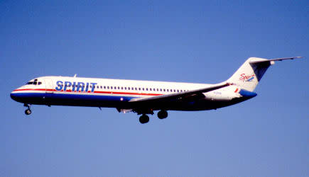 11ef - Spirit Airlines DC-9-41; N131NK@FLL;30.01.1998
