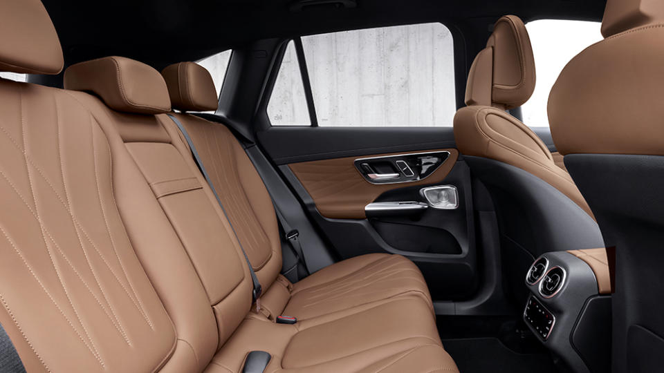 The back seat of the 2023 Mercedes-Benz GLC300