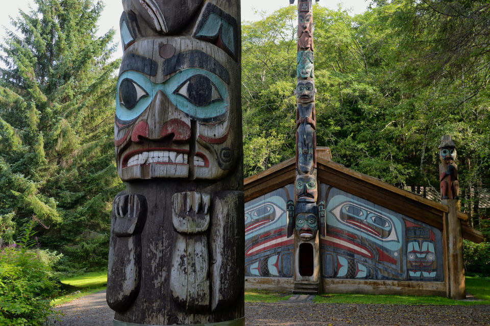 "This historic collection of Native Alaskan artifacts was resurrected through a partnership between the WPA and tribal artisans."