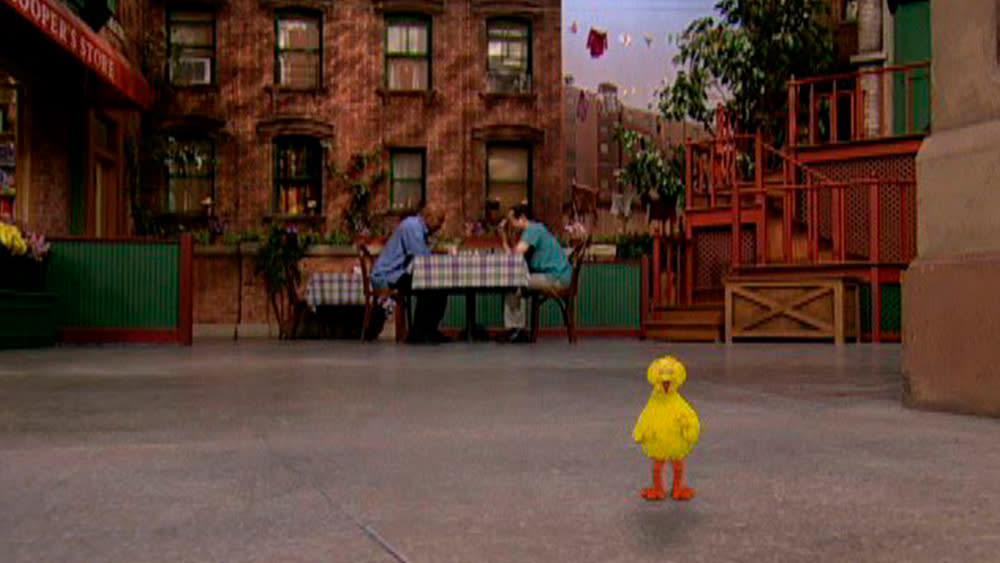  Big Bird from Sesame Street is small. 