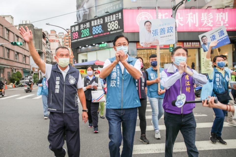 最近兩個月來，各家民調多半顯示，張善政無論在支持度與看好度都超過鄭運鵬。(資料照)