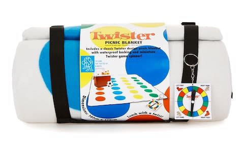 Twister picnic blanket