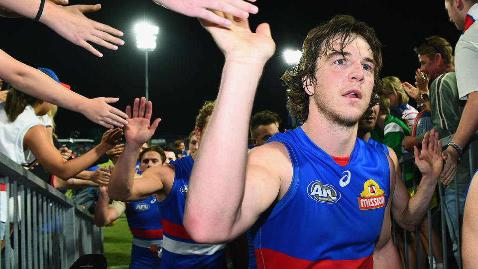 Former Western Bulldogs star Liam Picken alleges his career was ended prematurely due to mismanagement of concussions.  (Photo by Quinn Rooney/Getty Images)