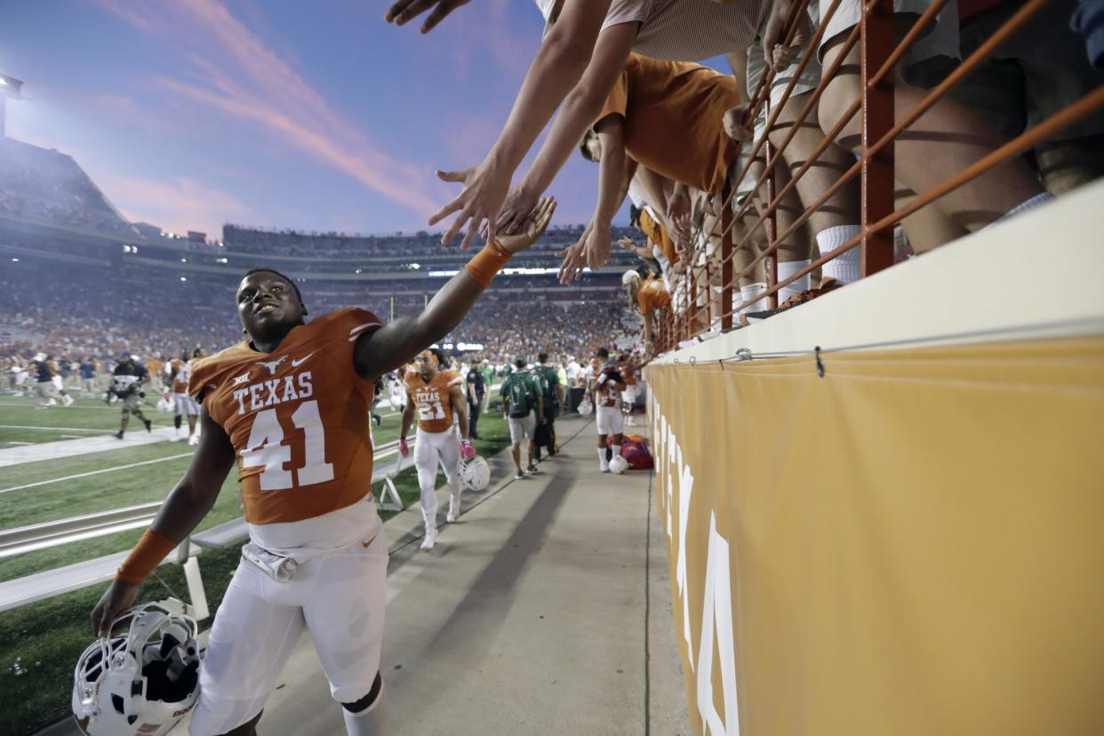 Erick Fowler was one of the top recruits in the country in 2016. (AP Photo/Eric Gay)