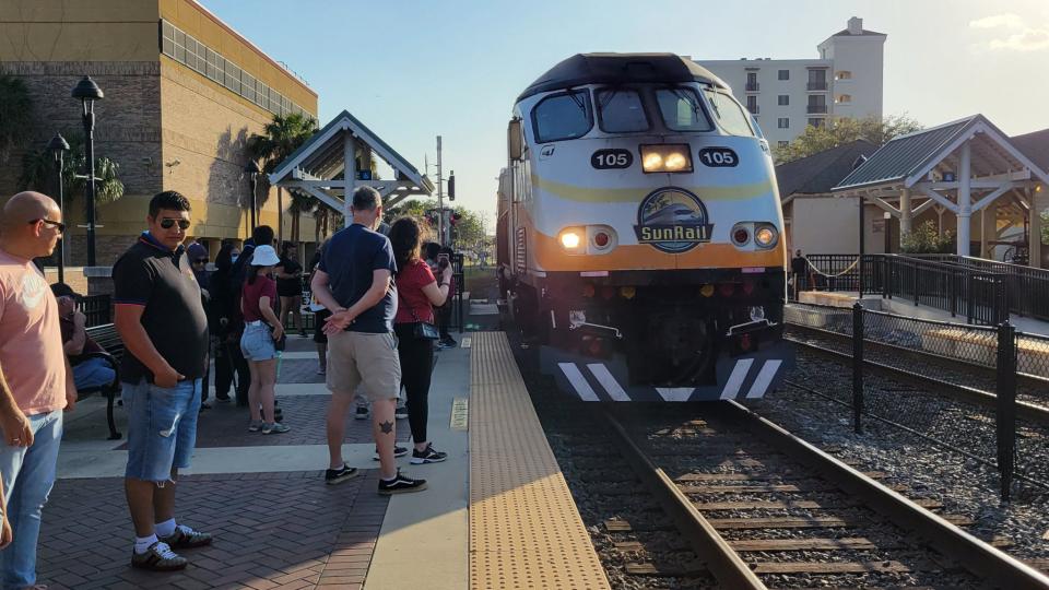 The Central Florida commuter train line provided free rides to residents as part of a special service on March 4.