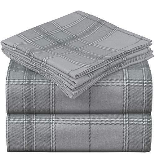 11) Mellanni Flannel Sheet Set