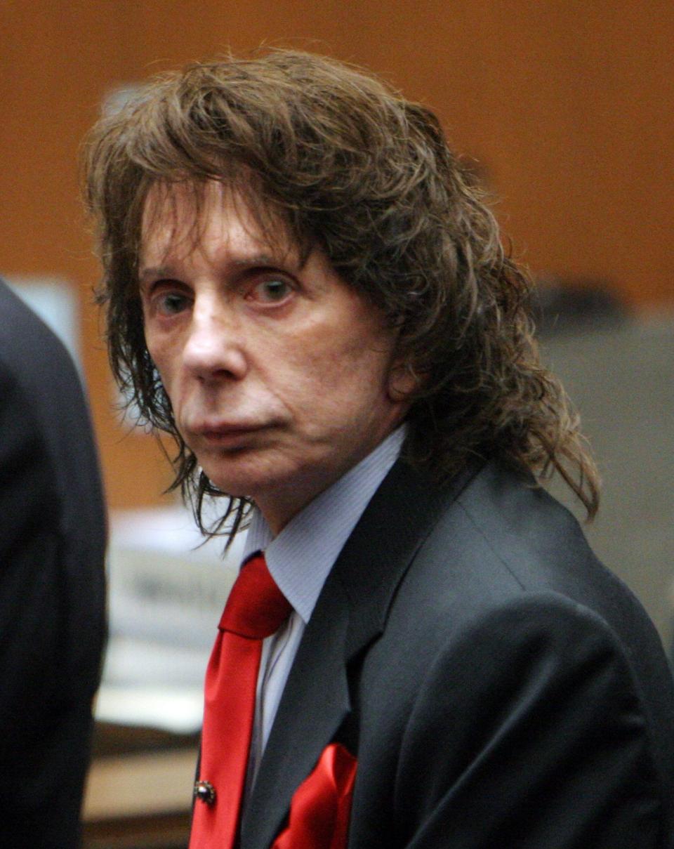 Phil Spector after being found guilty of murder in 2009 -  Al Seib-Pool/Getty Images