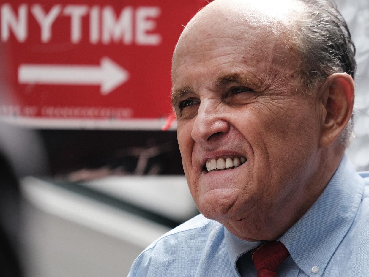 Former New York City Mayor Rudy Giuliani