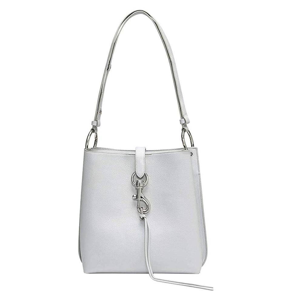 <p><strong>Rebecca Minkoff</strong></p><p>amazon.com</p><p><strong>$246.42</strong></p><p><a href="https://www.amazon.com/dp/B07KJJD7VJ?tag=syn-yahoo-20&ascsubtag=%5Bartid%7C10049.g.34329922%5Bsrc%7Cyahoo-us" rel="nofollow noopener" target="_blank" data-ylk="slk:Shop Now;elm:context_link;itc:0;sec:content-canvas" class="link ">Shop Now</a></p><p>This sleek shoulder bag has a streamlined silhouette, but also ample room for anything else you may need to bring, so this purse means business. </p>