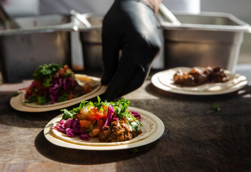 Locals and tourists enjoy food and wine during the 2019 Paradise Coast Food and Wine Experience on Saturday, Nov. 23, 2019 at Cambier Park in Naples.