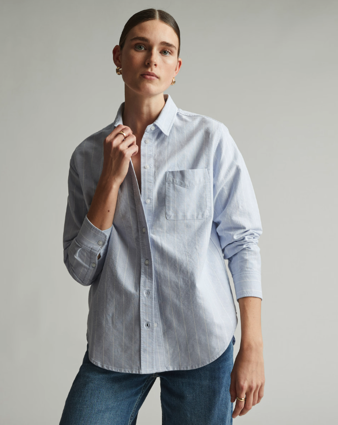 The Relaxed Oxford Shirt. Image via Everlane.