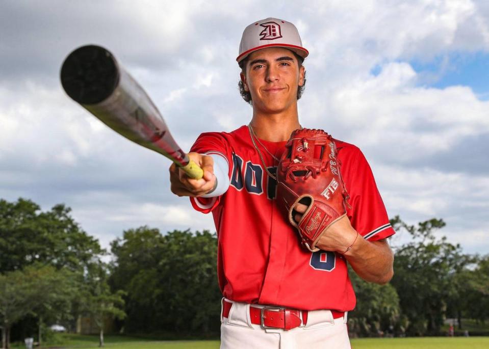 Doral Academy shortstop Adrian Santana is the Miami Herald’s Baseball 7A-6A Player of the Year for Miami-Dade County.