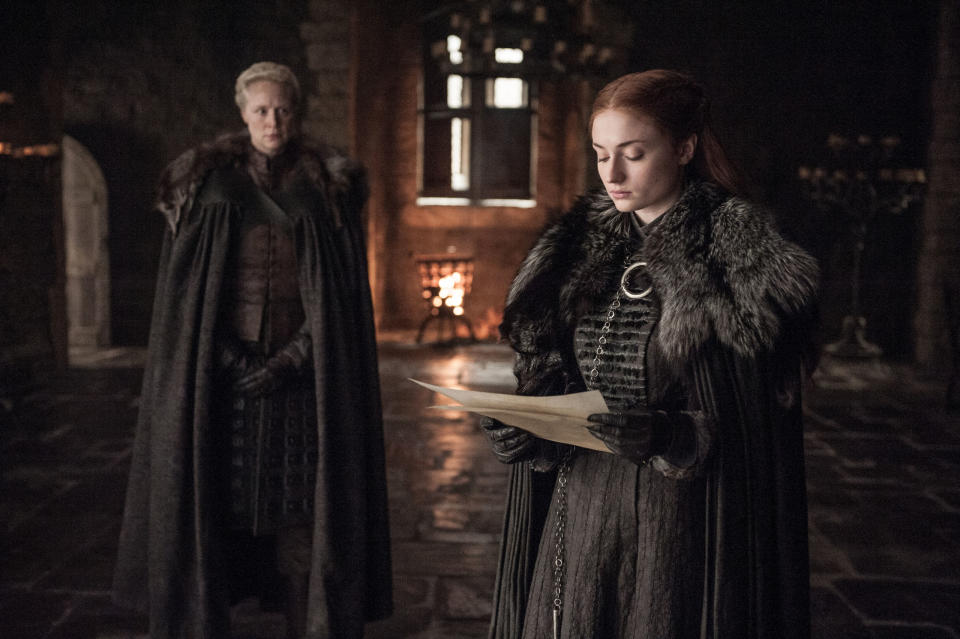Brienne of Tarth and Sansa Stark