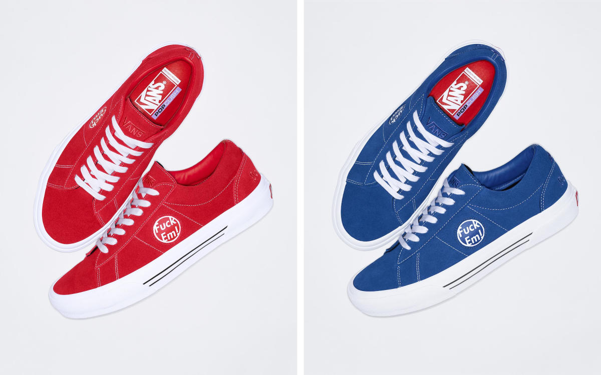 Supreme and Vans Team Up on the Sid Sneaker With a Big 'F You'