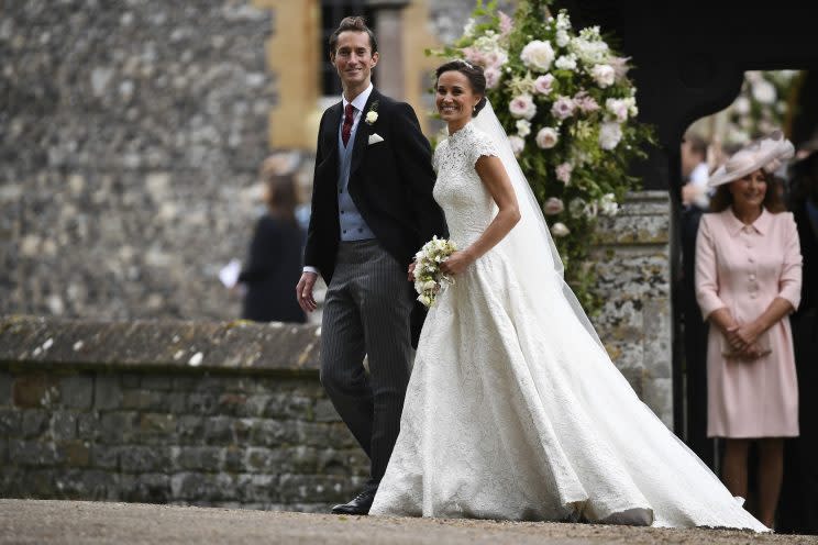 <i>Pippa Middleton married James Matthews on Saturday May 20 [Photo: AP]</i>