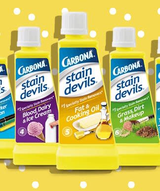  Carbona Liquid Stain Devil Food Clean Up Combo Set