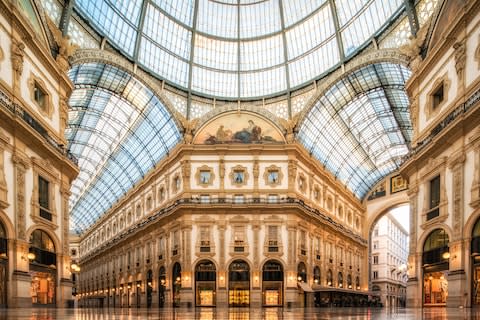 Milan's Galleria Vittorio Emanuele II: Now we're talking - Credit: istock