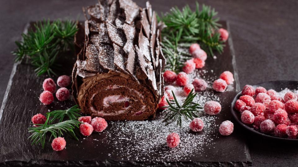 Yule log Christmas