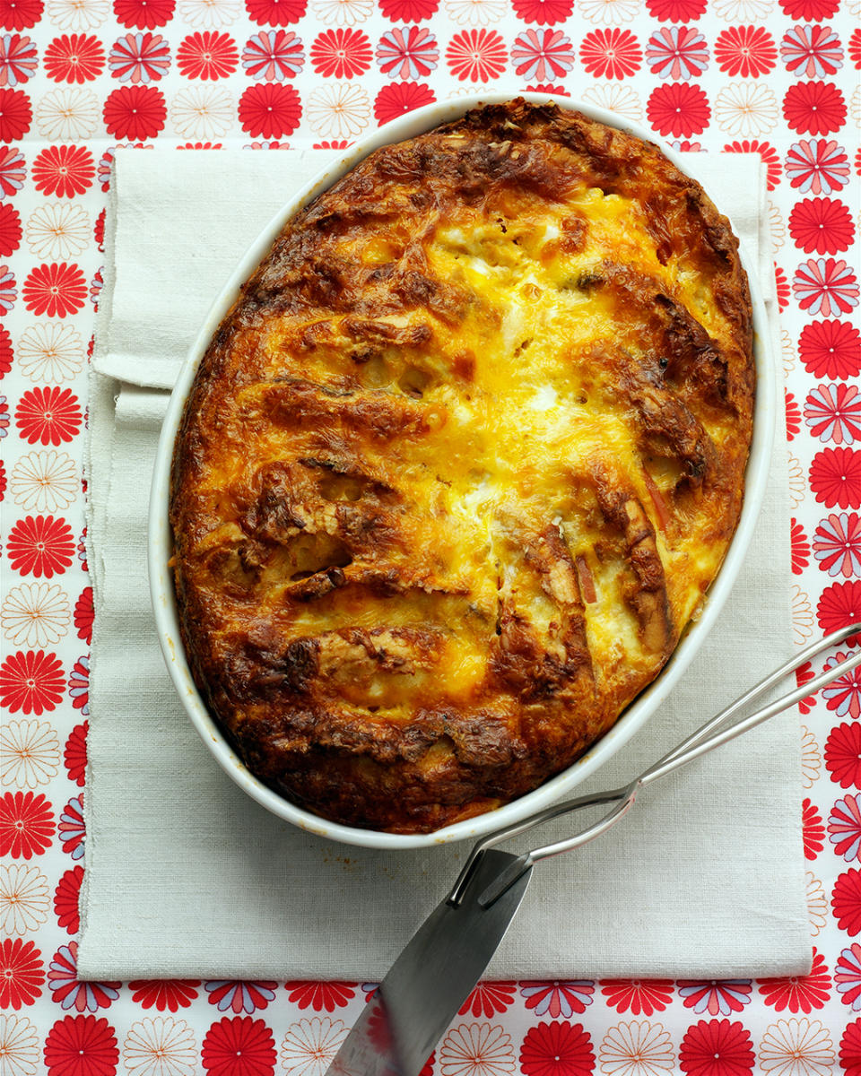 The Make-Ahead: Canadian-Bacon Strata