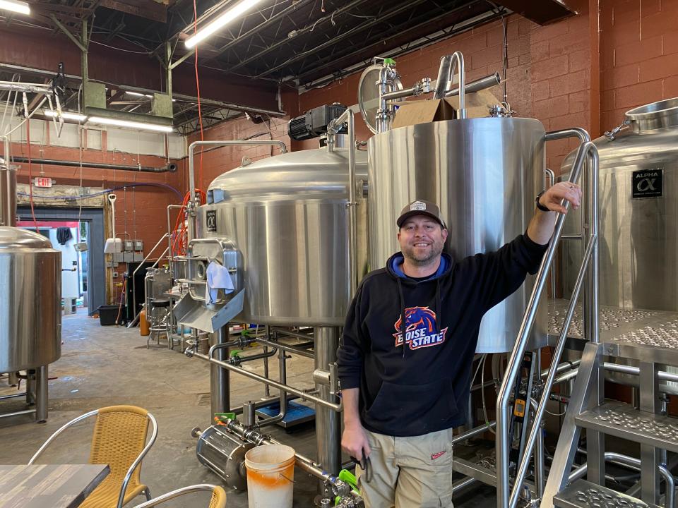 Jeremy Shearer opened up a brewery in Johnstown two years ago.Richard Hall / The Independent