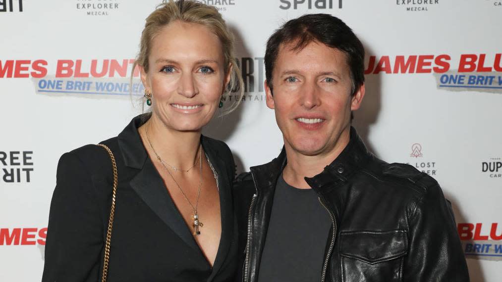  James Blunt and Sofia Blunt attend the premiere screening of James Blunt: One Brit Wonder at Picturehouse Central in London. 