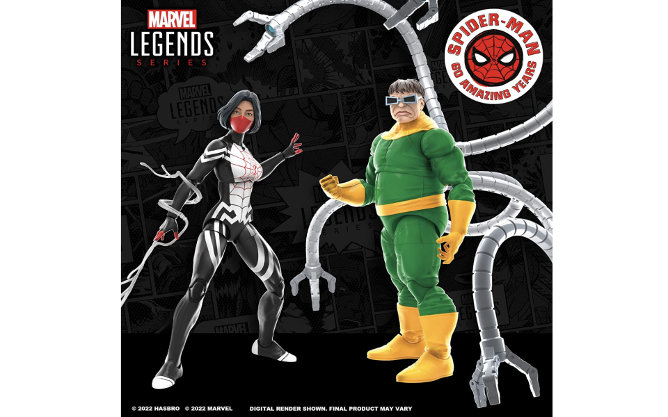 Marvel Legends Series - Silk y Doctor Octopus. (Foto: Amazon)