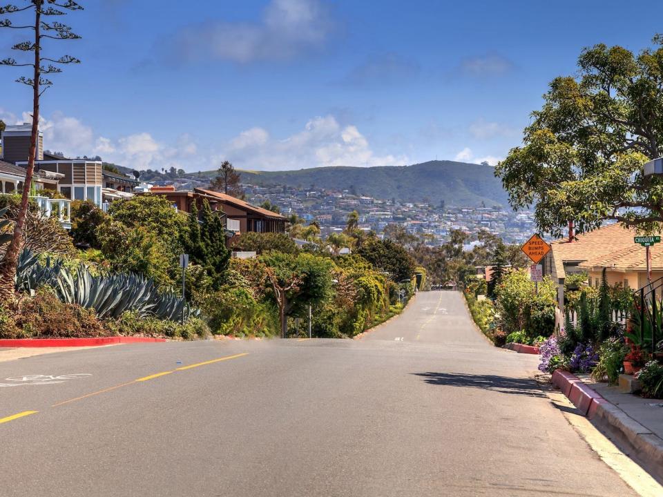 A road in Orange County, California.