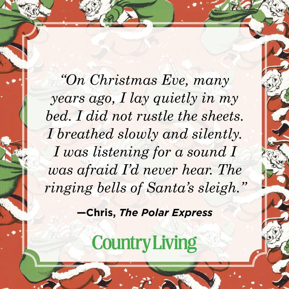 santa quote from the polar express