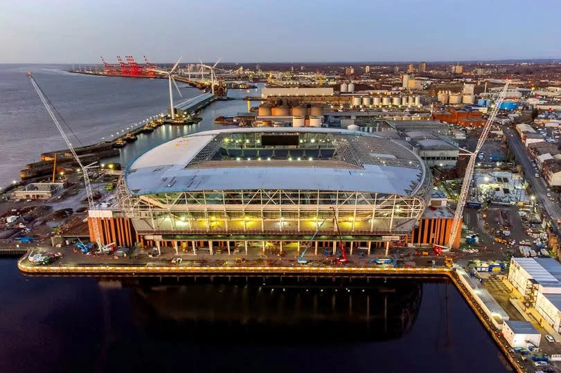 Everton's new stadium is a major addition to the waterfront