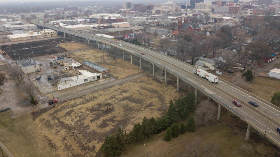 Both owners plan to appeal after the Kansas Department of Transportation used eminent domain to acquire two properties it needs to rebuild and realign Interstate 70's Polk-Quincy Viaduct, shown here.