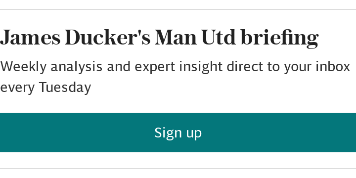 James Ducker's Man Utd briefing