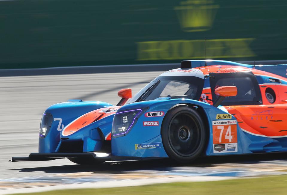 The No. 74 Ligier lasted just a couple of hours in the LMP3 Class before bowing out due to mechanical issues. The Riley entry was seeking its third straight class win.