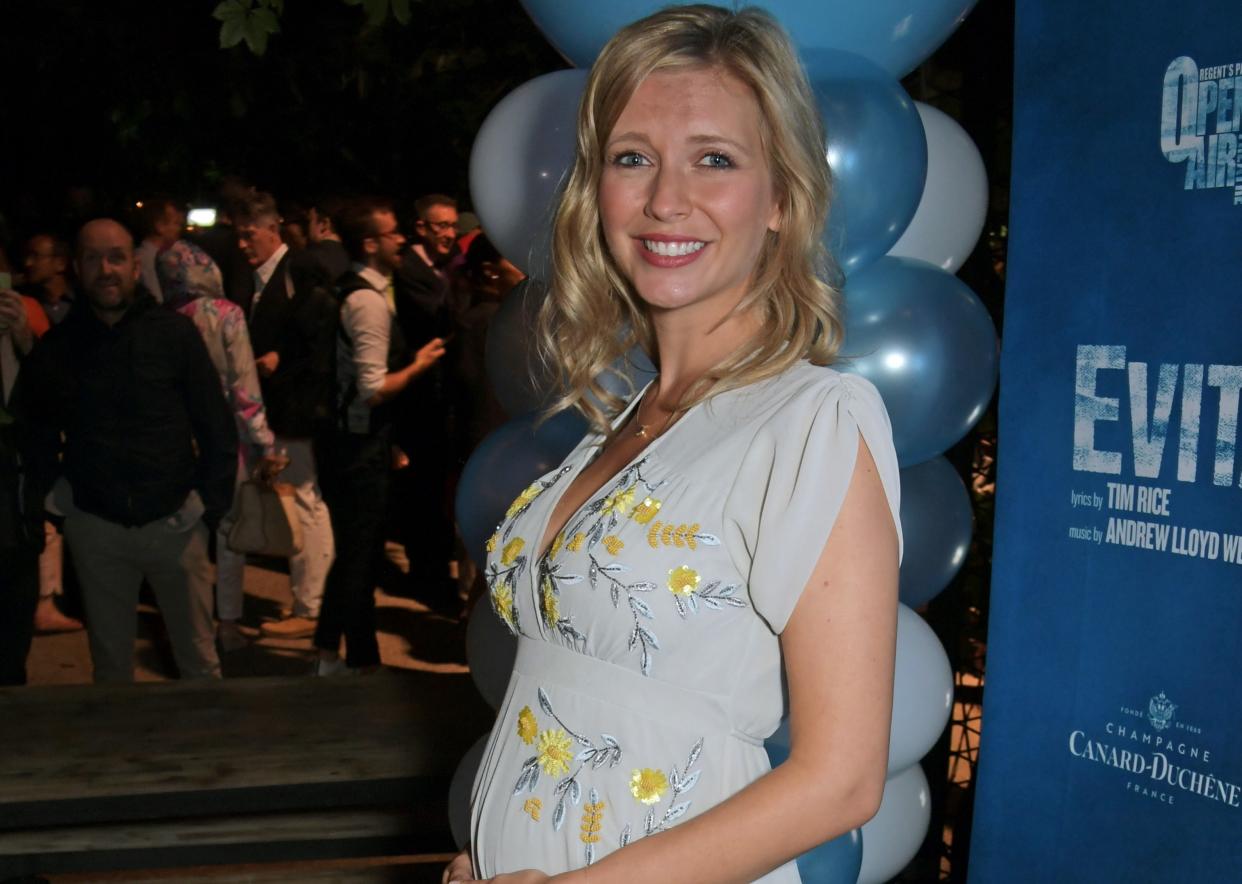 LONDON, ENGLAND - AUGUST 08:  Rachel Riley attends the press night after party for "Evita" at the Regents Park Open Air Theatre on August 8, 2019 in London, England.  (Photo by David M. Benett/Dave Benett/Getty Images)