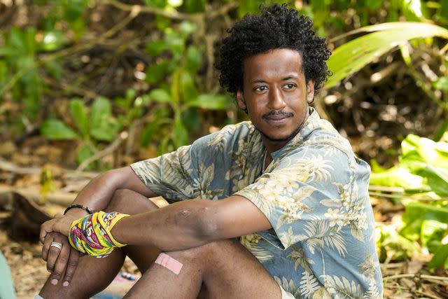 Robert Voets/CBS Kaleb Gebrewold on 'Survivor 45'