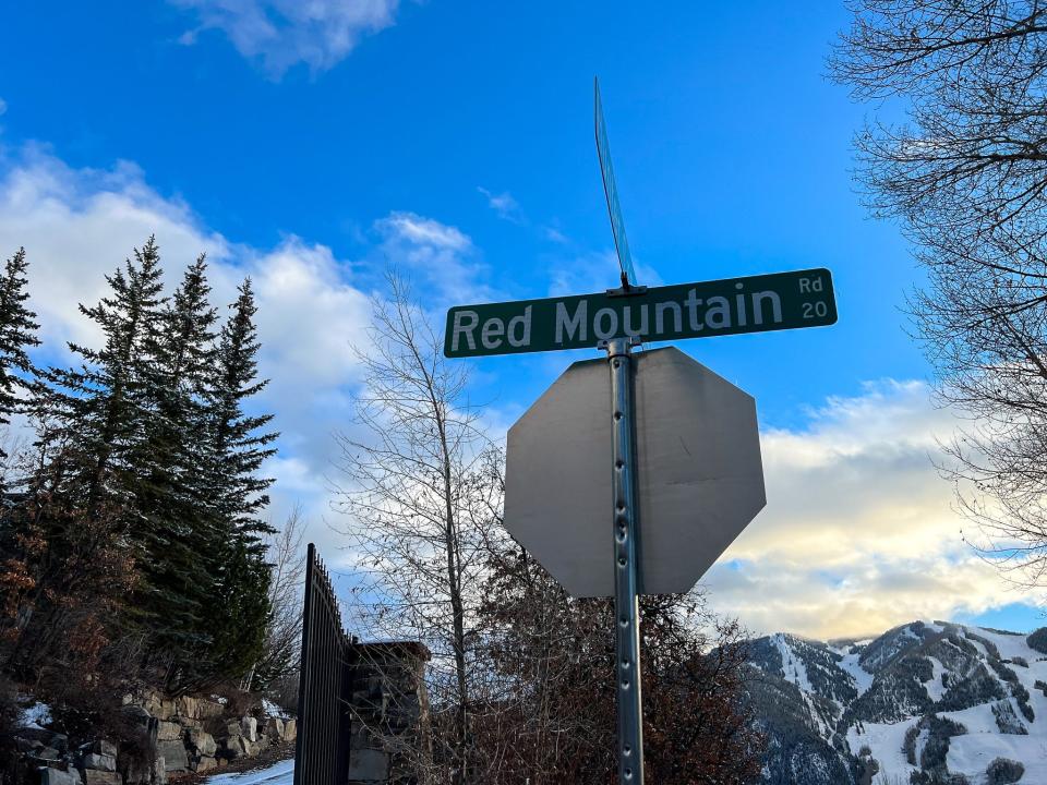 Homes on Red Mountain, nicknamed Billionaire Mountain, in Aspen, Colorado.