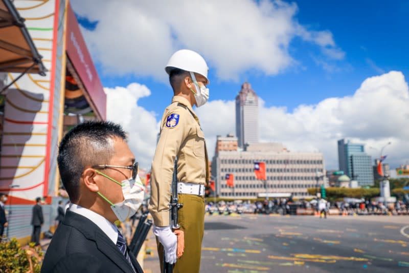 標兵。（取自中華民國憲兵指揮部臉書）