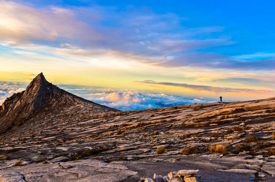 Mount Kinabalu's South Peak at sunrise. (Photo: Gettyimages)