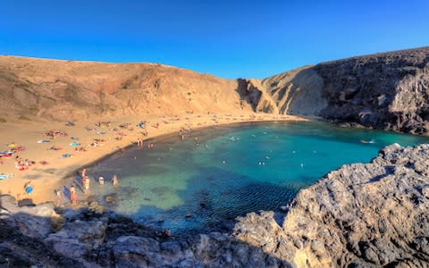 The idyllic Papagayo beaches in Lanzarote - Credit: Michele Falzone