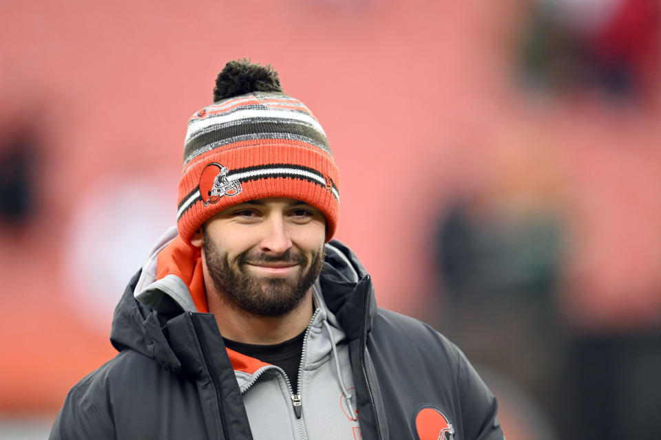 Baker Mayfield with the Browns.