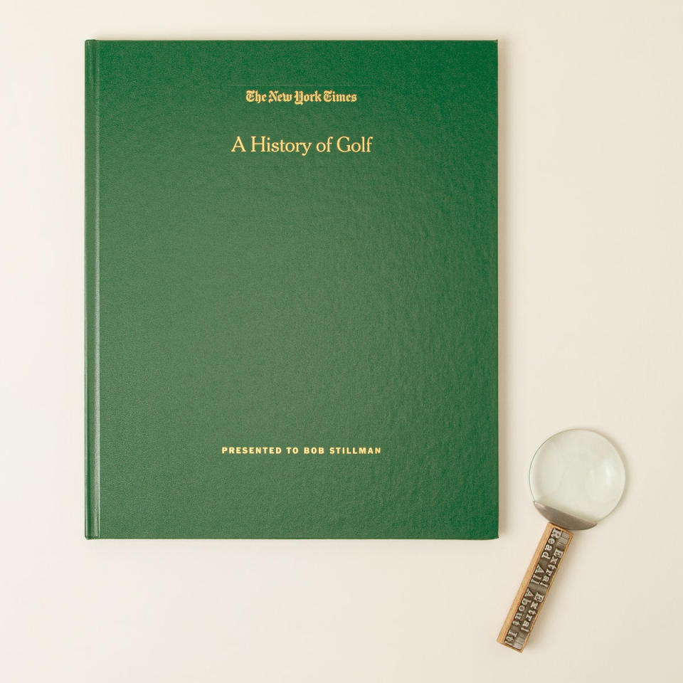 <p><a href="https://go.redirectingat.com?id=74968X1596630&url=https%3A%2F%2Fwww.uncommongoods.com%2Fproduct%2Fnew-york-times-personalized-golf-history-book&sref=https%3A%2F%2Fwww.oprahdaily.com%2Fstyle%2Fg40694023%2Fbest-golf-gifts%2F" rel="nofollow noopener" target="_blank" data-ylk="slk:Shop Now;elm:context_link;itc:0;sec:content-canvas" class="link ">Shop Now</a></p><p>A Personalized History of Golf Book</p><p>uncommongoods.com</p><p>$80.00</p>