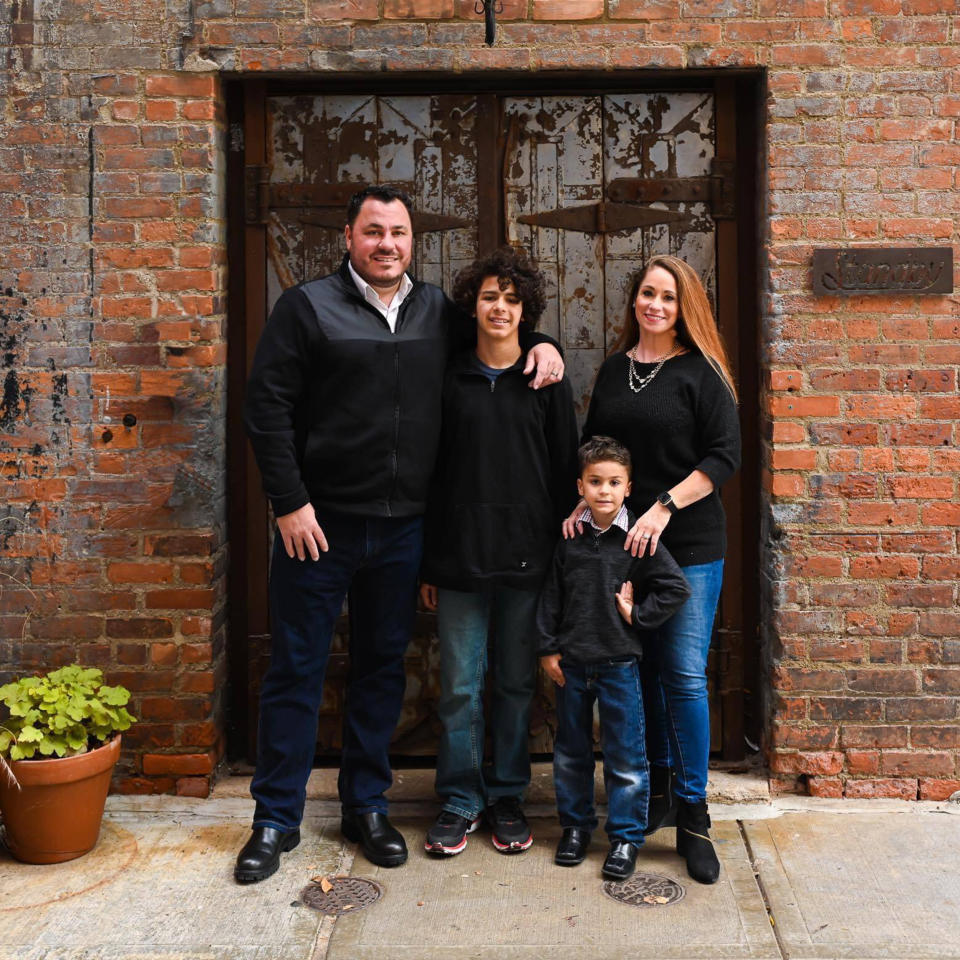 From left: Keith, Phoenix, Mason and Kristen Stonehouse. (Courtesy Keith Stonehouse)