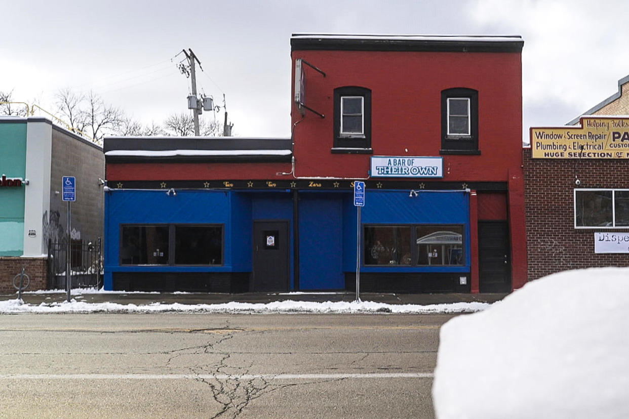 A Bar of Their Own is the first bar in the Midwest to focus solely on women’s sports. (NBC News)