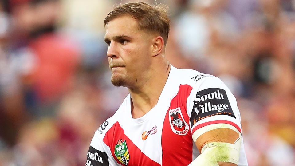 Jack de Belin will not drain with the Dragons this season, new head coach Anthony Griffin has confirmed. (Photo by Chris Hyde/Getty Images)