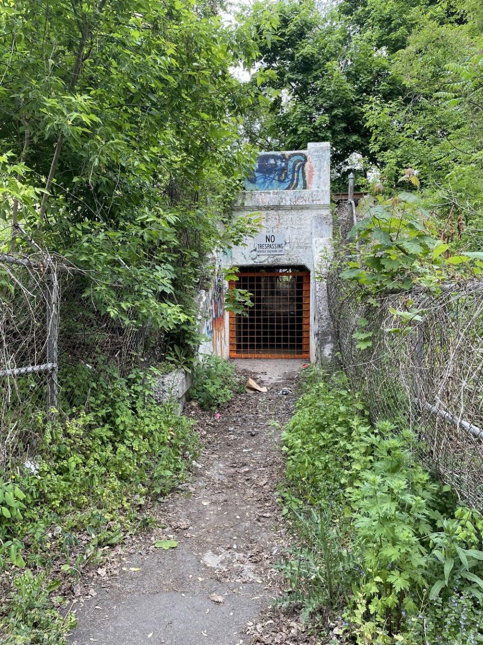 The Elizabeth to Allen Street underpass in Johnson City.