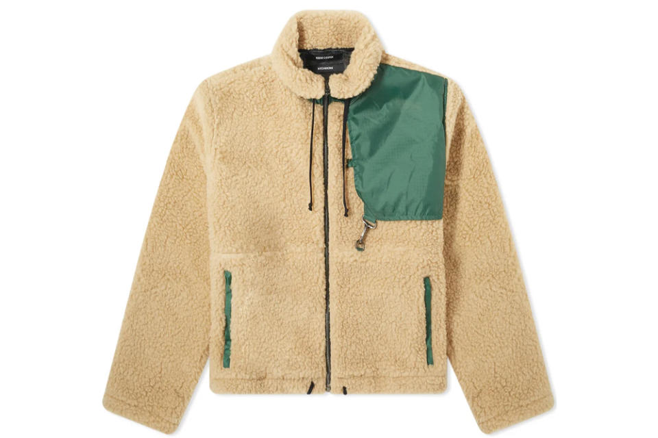 REESE COOPER CROPPED SHERPA FLEECE