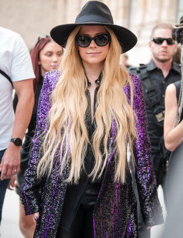 <p>Claudio Lavenia/Getty</p> Avril Lavigne